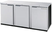 Beverage Air BB72Y-1-S Standard Depth Back Bar Cooler in Stainless Steel