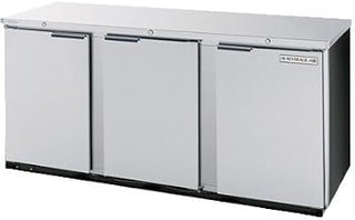 Beverage Air BB72Y-1-S Standard Depth Back Bar Cooler in Stainless Steel
