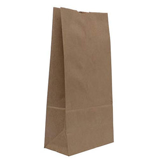 CORPORATION Bagcraft 301034 4# Natural Kraft Heavy-Duty Grocery Bag - 4 7/8" L x 3 1/4" D x 9 5/8" H by AJM Packaging – One Size, Brown, Pack of 500, Model GB04NP5C