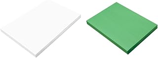 Bright White 12"x18" 100 Sheets & Prang Holiday Green 9"x12" 100 Sheets Construction Paper