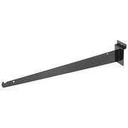 Slatwall Shelf Bracket by Retail Resource – Metal, Black, Model 1715