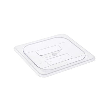 CAC Poly Food Pan Cover PCSD-SC Solid 1/6 Size Plastic by CAC China – Polycarbonate, Pack of 99