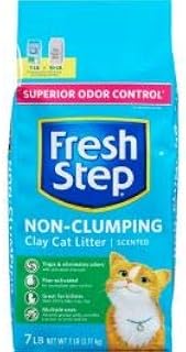 Fresh Step Non Clumping Cat Litter With Febreze Freshness, With 7-Day Odor Control, 7 lb. Bag