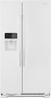 AMANA 21.4 CU. FT. Side BY Side Refrigerator in White ASI2175GRW