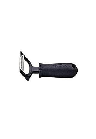 Black Stainless Steel Julienne Peeler by Winco – Metal, Standard, Model VP-302