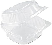 Pactiv YCI811600000 CPC 6 in. Smartlock Sandwich Container - Clear44; Case of 500