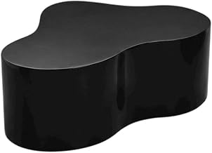 Starlight Canyon Home Matte Black Coffee Table with Contemporary Style, Sturdy Construction, Elegant Finish, Ideal for Living Room Decor