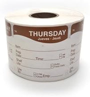 DayMark - 1143684 - ToughMark 2 x 2 Thursday Shelf Life Label