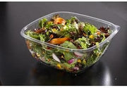 Sabert 80 oz/5 lb Clear, PET Plastic Thermoformed Catering Serving Bowl | 50/Case