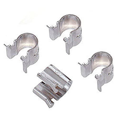 Global Industrial Replacement Quick Adjust Hook by Nexel – Steel, Silver, Model 580CP28