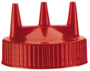 Vollrath 3300-02 Tri-Tip Replacement Cap - For 16,24,32-oz, Wide Mouth, Red