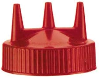 Vollrath 3300-02 Tri-Tip Replacement Cap - For 16,24,32-oz, Wide Mouth, Red