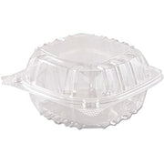 Clearseal Plastic Sandwich Hinged Container 125/Pack in Clear by DART – 21.5 liters, Plastic, Clear, Model DCCC57PST1