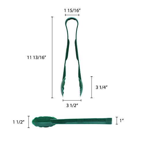 Thunder Group 12 / Green / Serving Tongs Tongs