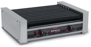 Nemco 8027SX Hot Dog Grill W/ 10-Coated Rollers & 540-Hot Dogs Per Hour Capacity, 120/1V,