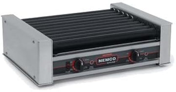 Nemco 8027SX Hot Dog Grill W/ 10-Coated Rollers & 540-Hot Dogs Per Hour Capacity, 120/1V,