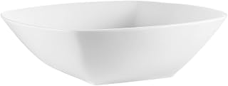 CAC China MAJ-B9 Majesty 9-Inch 38-Ounce Bone China Square Bowl, Box of 24