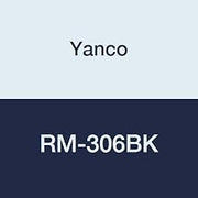 Yanco RM-306BK Rome Square Deep Plate, 14 oz Capacity, 6" Length, 6" Width, 1.75" Height, Melamine, Black Color, Pack of 48