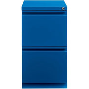 Hirsh Industries Blue / Modern / 27.75" H X 15.00" W X 19.88" D Mobile File Cabinets