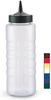 Vollrath 4932-1302 32 Oz Squeeze Dispenser Bottle With Red Single Tip Lid-4932-1302