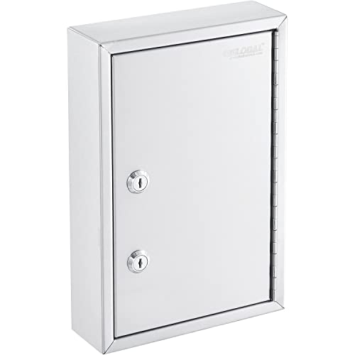 Global Industrial Stainless Steel / 2.63"L x 8"W x 12.13"H / Industrial Key Cabinets