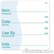 DayMark - 113830 - DissolveMark 3 in x 3 in Shelf Life Label