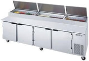 Beverage Air DP119HC Four-Section Pizza Top Refrigerated Counter