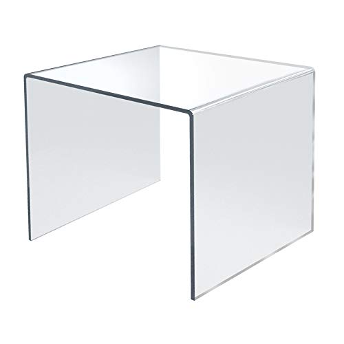 Azar Displays 9.5 X 9.5 / clear / 1 Risers