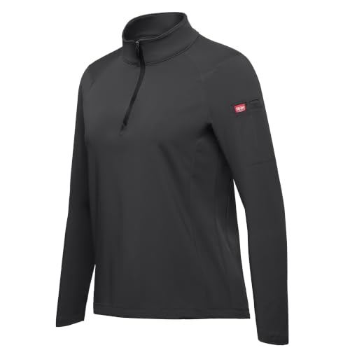 Red Kap XX-Large / Black / Performance Stretch Jersey 1/4 Zip Pullover Sweaters