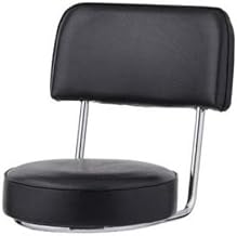 Bar Stool Replacement Seat, Black Open Back W/ Chrome Frame, (ROY 7715 S BLK) Royal Industries