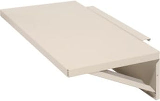 Global Industrial Side Shelves, Gray, Set of 2, 12" W x 22-1/2"D x 6" H