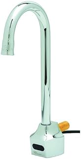 T&S Brass T&S EC3101 Automatic Faucet - Cast Spout Style, Center Installation, Back-Splash Mounted, 5-1/16"H