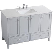 Elegant Decor 48" - Single / Grey / Traditional Bathroom Vanities