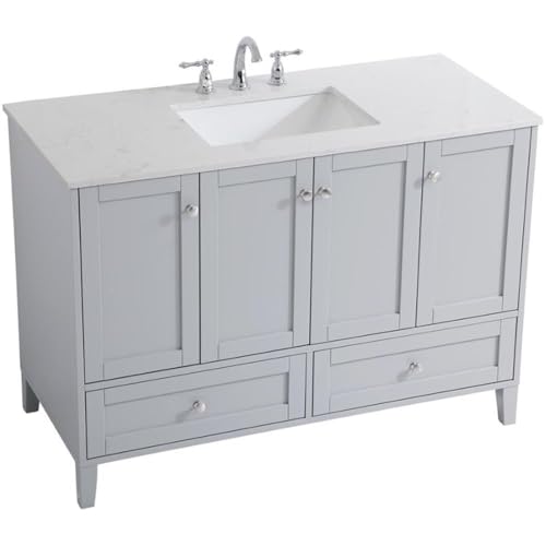 Elegant Decor 48" - Single / Grey / Traditional Bathroom Vanities