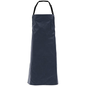 Locknane Navy Blue Synthetic Leather Bib Apron - 37"L x 26"W by LOCKNANE MANUFACTURING INC – 1, Vinyl, Navy Blue, Model APRHSVHUBE NA-37