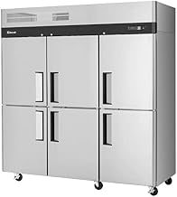 Turbo Air 3-Section Reach-In 65.6-CU.ft. Freezer M3F72-6-N