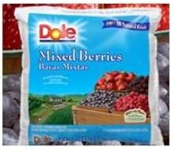 Dole Individual Quick Frozen Mixed Berry Fruit, 5 Pound -- 2 per case.