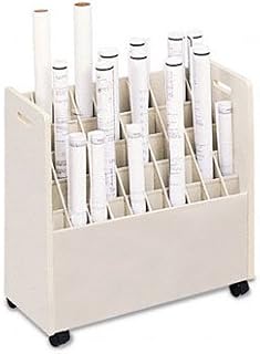 Safco Laminate Mobile Roll Files FILE,ROLL STOR,MOBILE,50 (Pack of2)