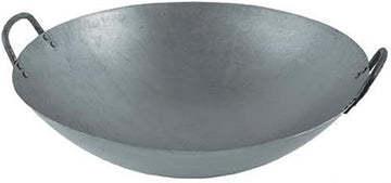 Wok 16" Diameter Hammered Steel commercial stir fry GSW 78274