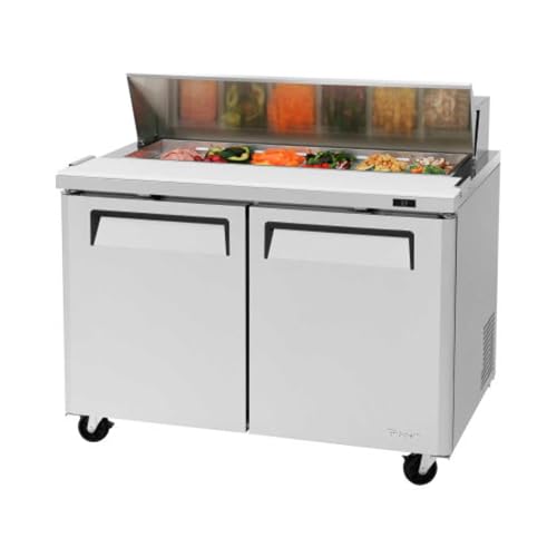 Turbo Air (2) Door (12) Pan / 12.0 cu. ft. / Silver Refrigerators