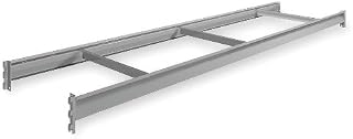 Tennsco BPB-96-24 Welded Steel Bulk Storage Deck Level, 2150 lbs Capacity, 96" Width x 24" Depth, Gray