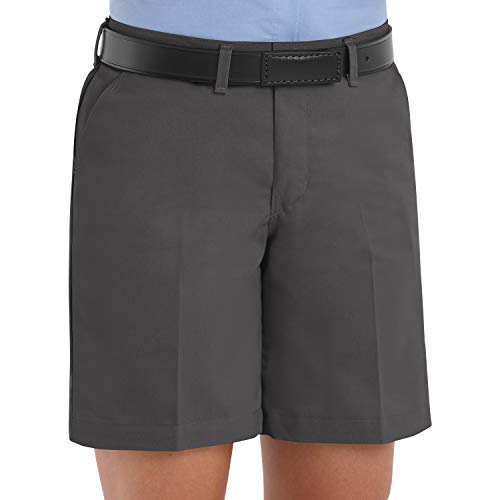Red Kap 10 / Charcoal / Plain Front Work Short Shorts