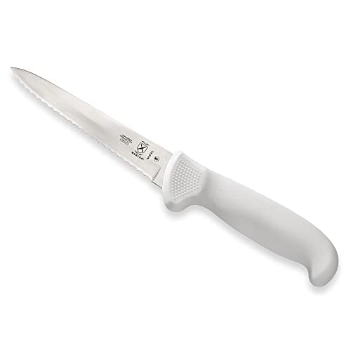 Mercer Culinary 5" / White / Wavy Edge Utility Knife 5 Inch Boning Knives