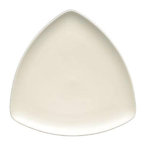 17900 Undecorated 12 Triangular Plate - Dozen" by Homer Laughlin – Large, China, White, Model HL17900
