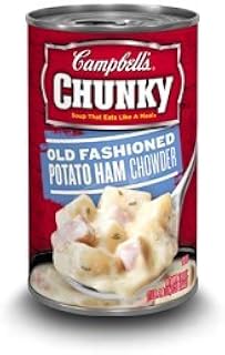 Campbell's Chunky Potato and Ham Chowder Soup, 19-Ounce (Pack of 6)