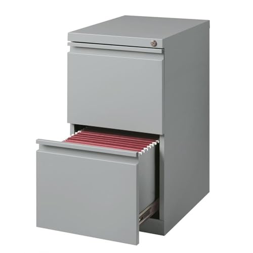 Hirsh Industries Silver / Modern / 27.75" H X 15.00" W X 19.88" D Mobile File Cabinets