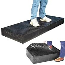 Anti Fatigue Mat, Black, 24X66X1/8"