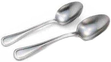 WALCO Pacific Rim Stainless Steel Dessert Spoons, Silver, Pack Of 24 Spoons