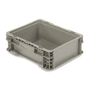 Straight Wall Container Solid NRSO1215-05 - 12 x 15 x 5 Gray by Monoflo International – 150.0 pounds, Polyethylene (PE), Gray, Model 652741