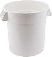 Winco 10 Gallon White Polyethylene Container
